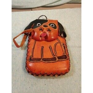 Handmade Leather St. Bernard phone case